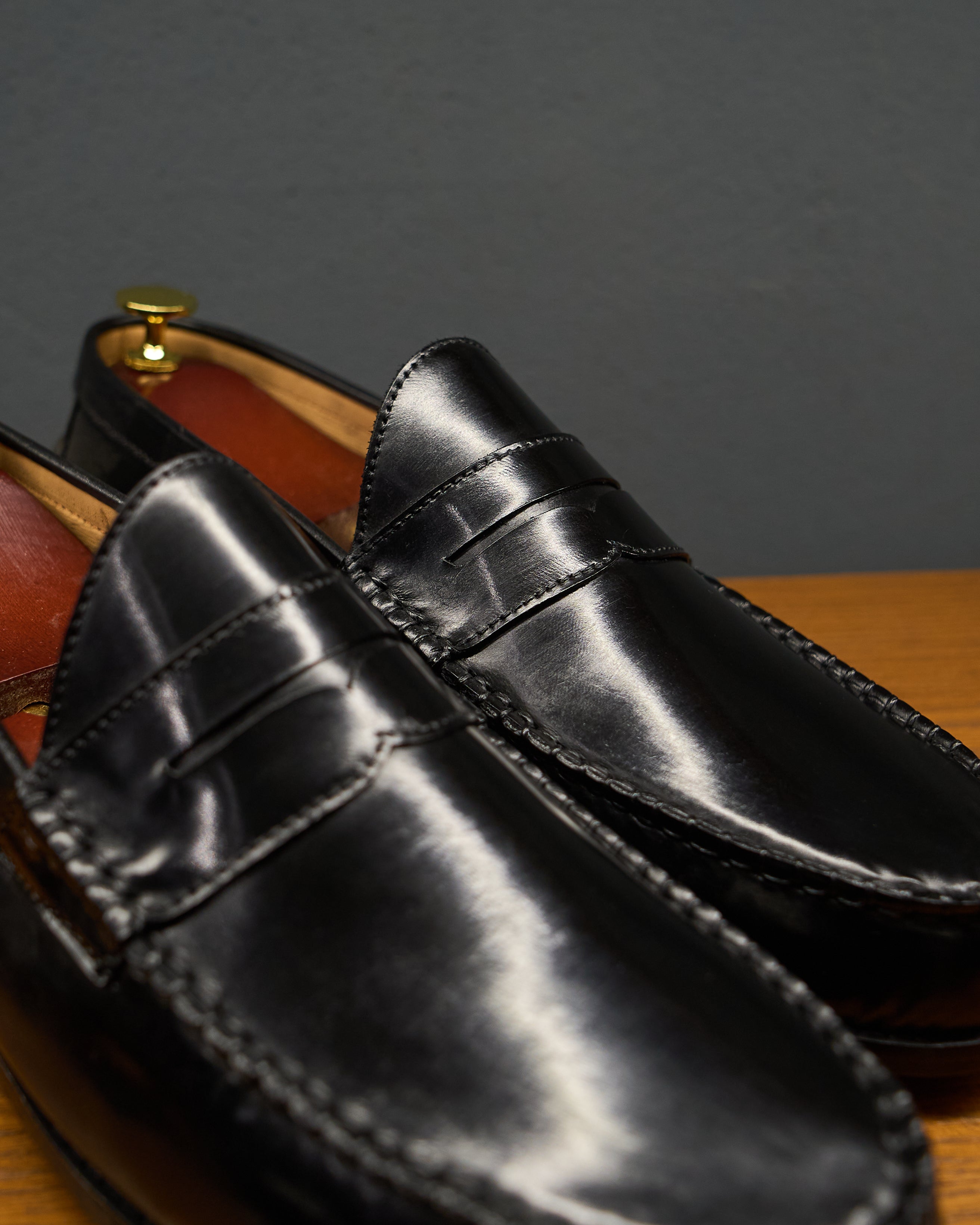 The Classic Penny Loafer - Onyx Black Leather