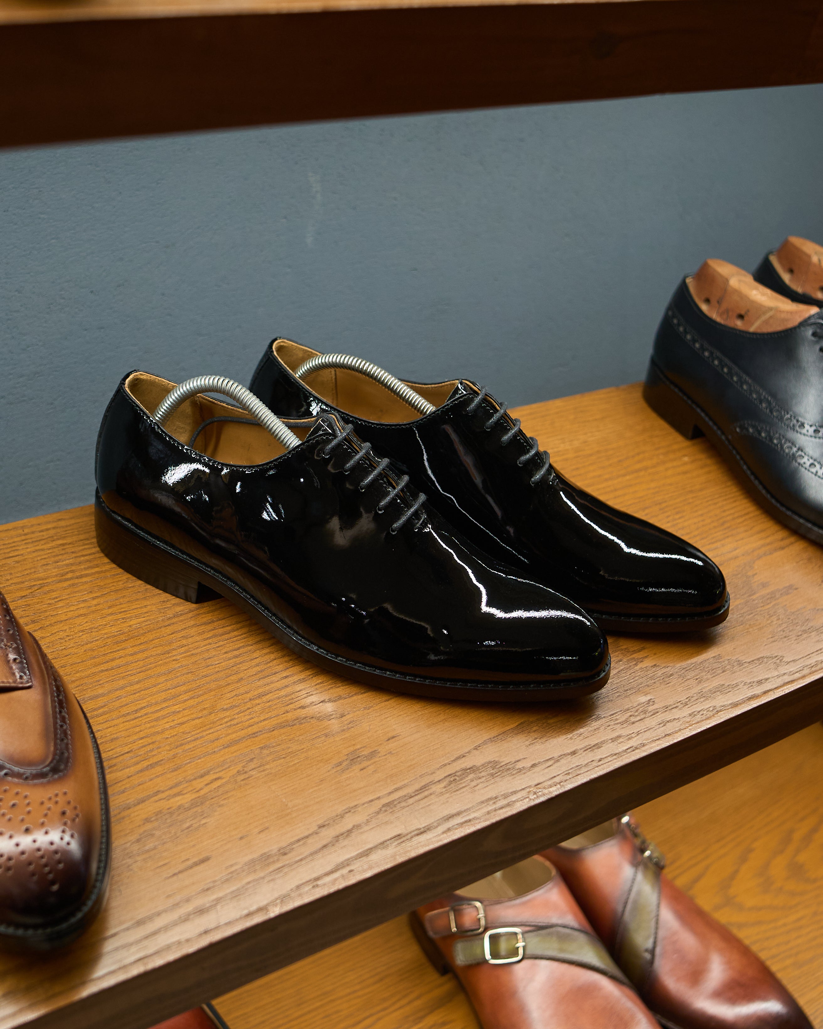 The Sovereign Black Patent Leather Oxford