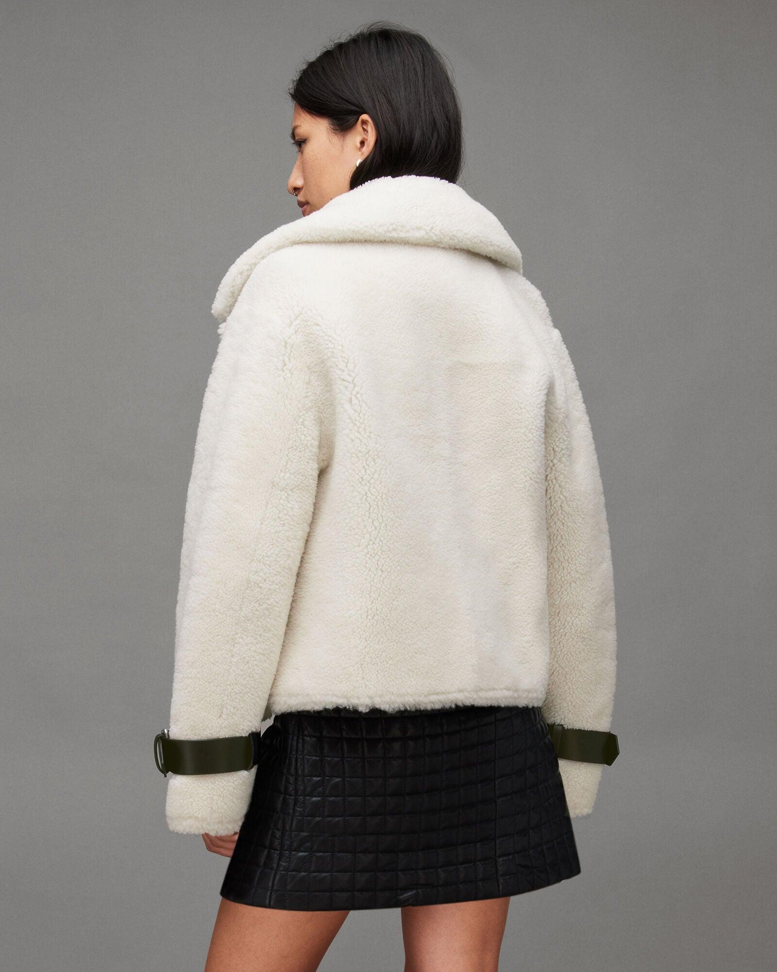 FARLEY STRAP SHEARLING JACKE