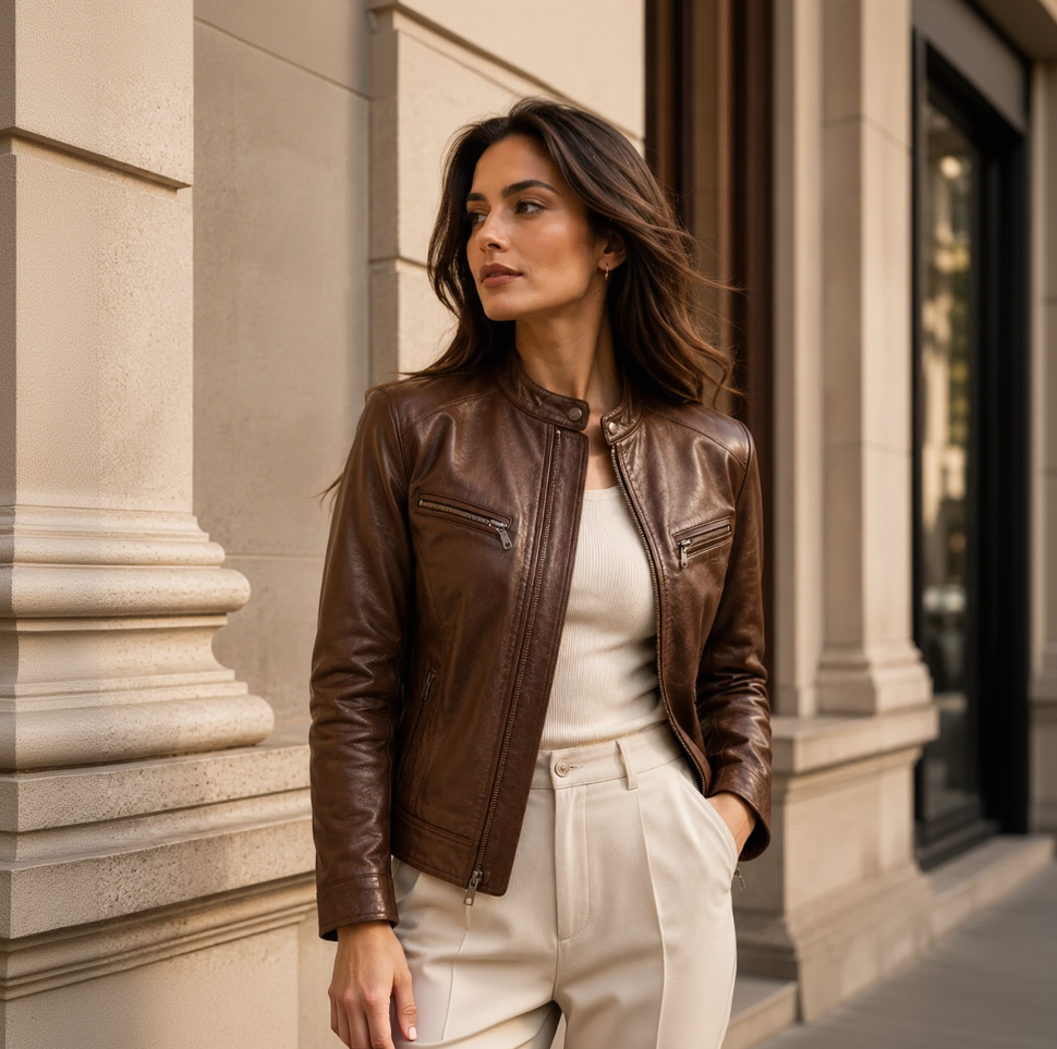 Female Leather Jackets By HAT