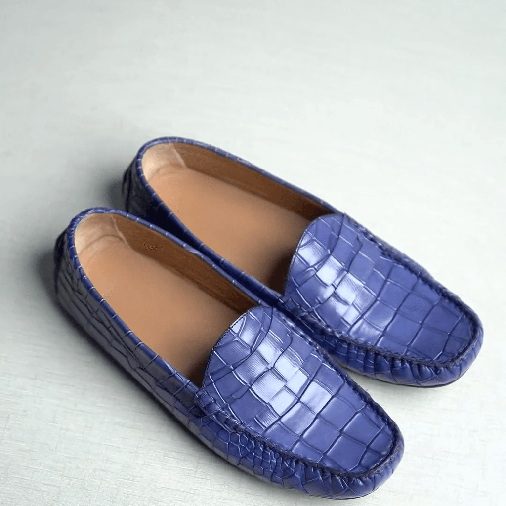 BOTAN BLAU KROKOPOLIS-LOAFERS