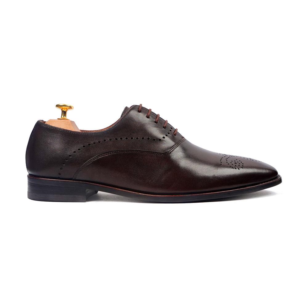 Handcrafted Berkshire Oxford Brogue Shoes in Premium Leather
