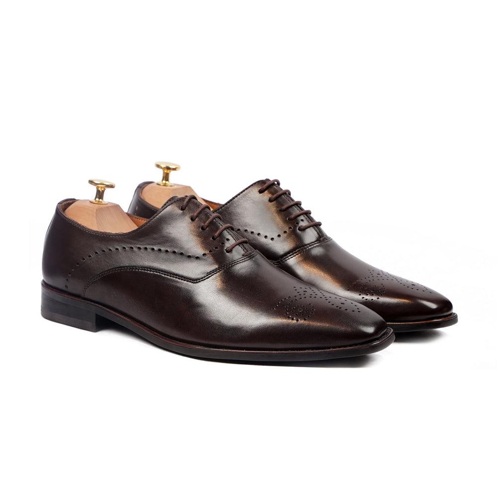 Handcrafted Berkshire Oxford Brogue Shoes in Premium Leather
