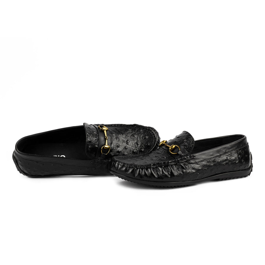 Harmain - Schwarze Leder-Loafer