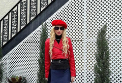 MICHELLES KURZE LEDERJACKE