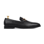 Black Leather Loafers