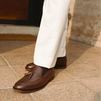 Brown Leather Tassel Loafers – Men's Dress Shoes