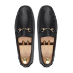 Harmain – Schwarze Leder-Loafer für Herren – Premium-Handarbeit, Komfort und Stil