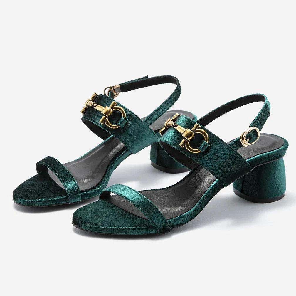 Harmain Leathers Unisex Signature Leather Velvy Emerald, front view, genuine leather craftsmanship