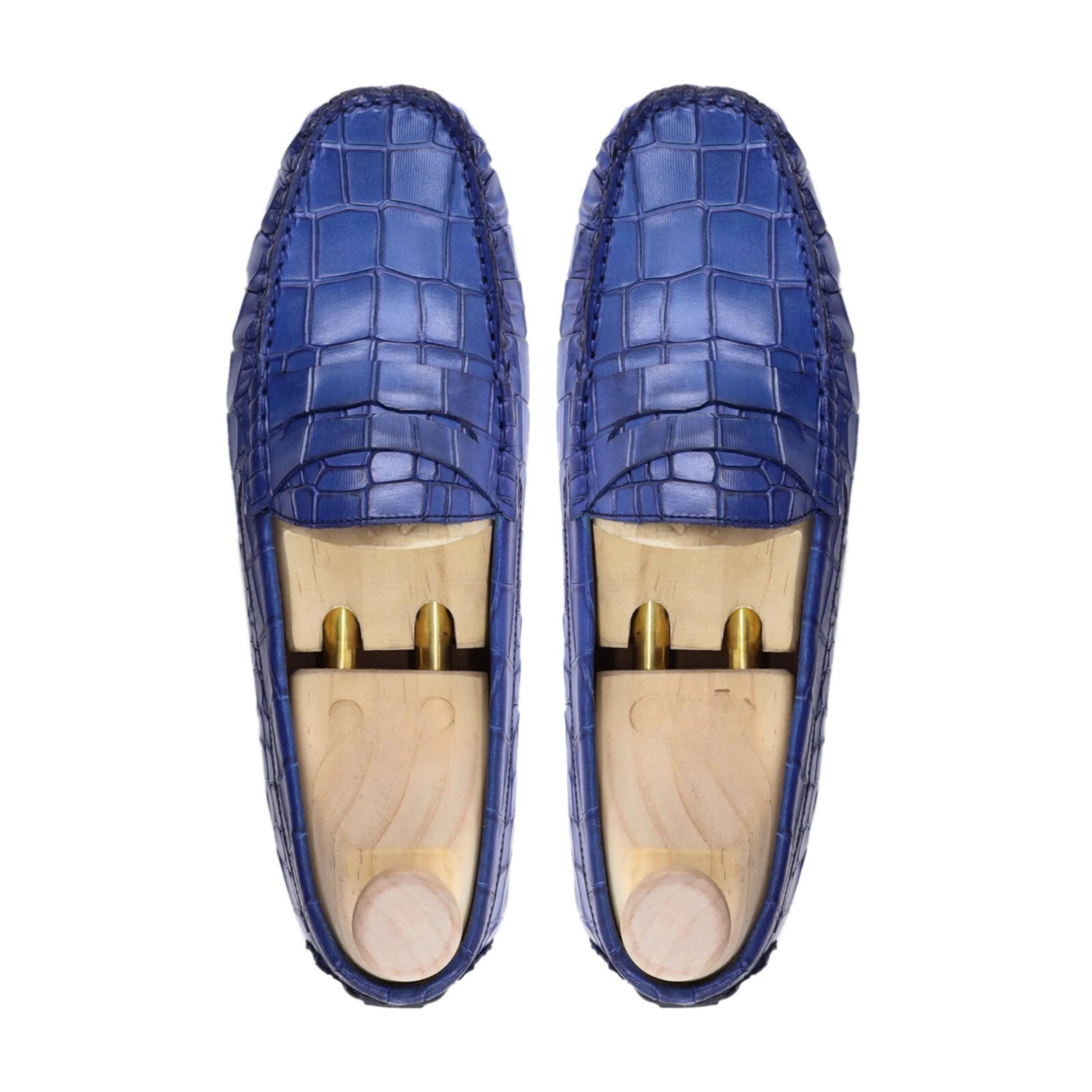 BOTAN BLAU KROKOPOLIS-LOAFERS