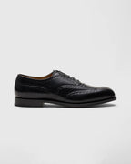 Harmain Leathers-Black Oxford Brogue Shoes