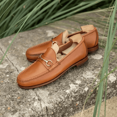 TAN Horsebit Loafers