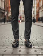 Luxury Horsebit Leather Loafers in Black