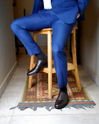 Harmain Leathers Classic Dark Bown Leather Brogue Shoes