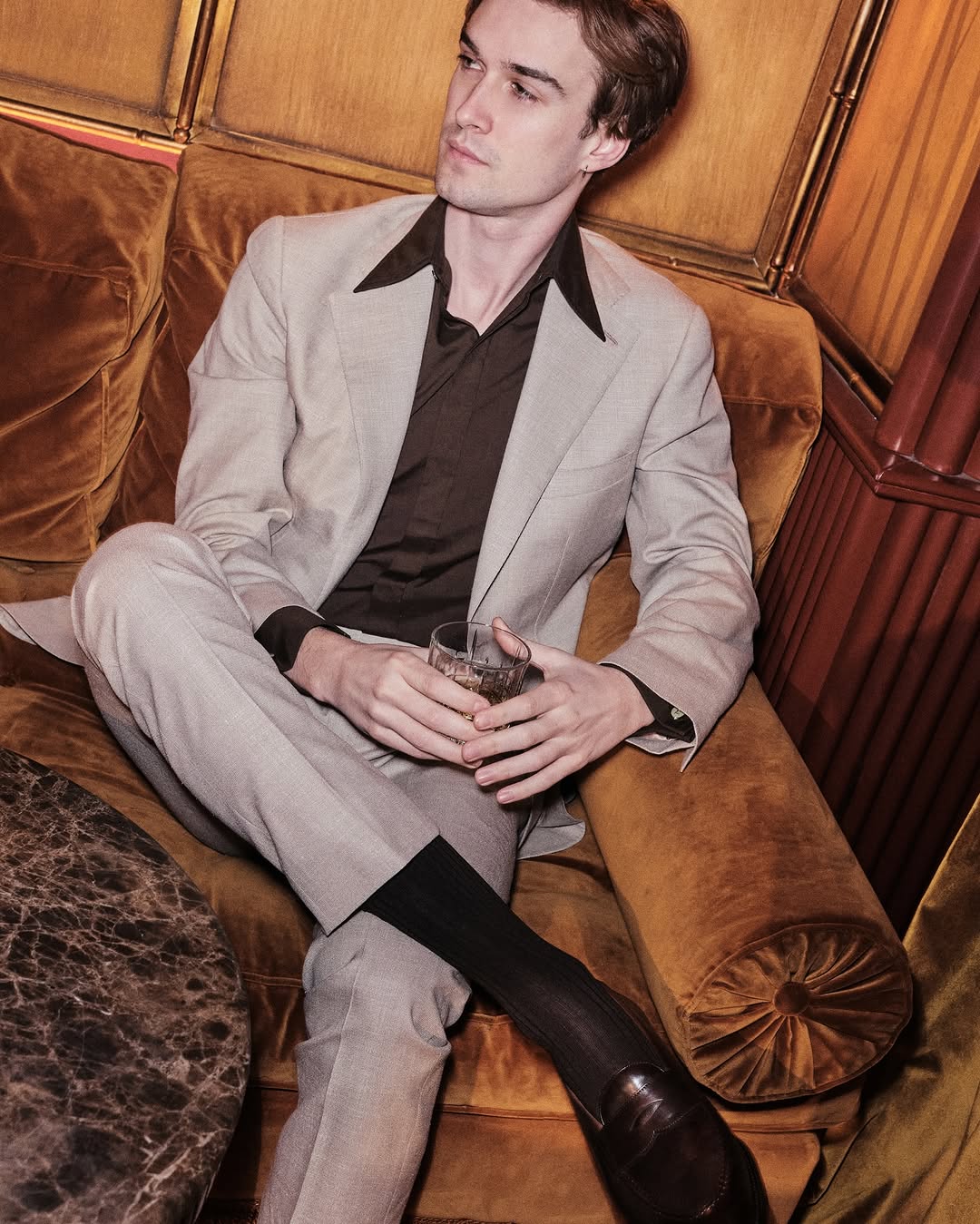 Dark Brown Leather Penny Loafers