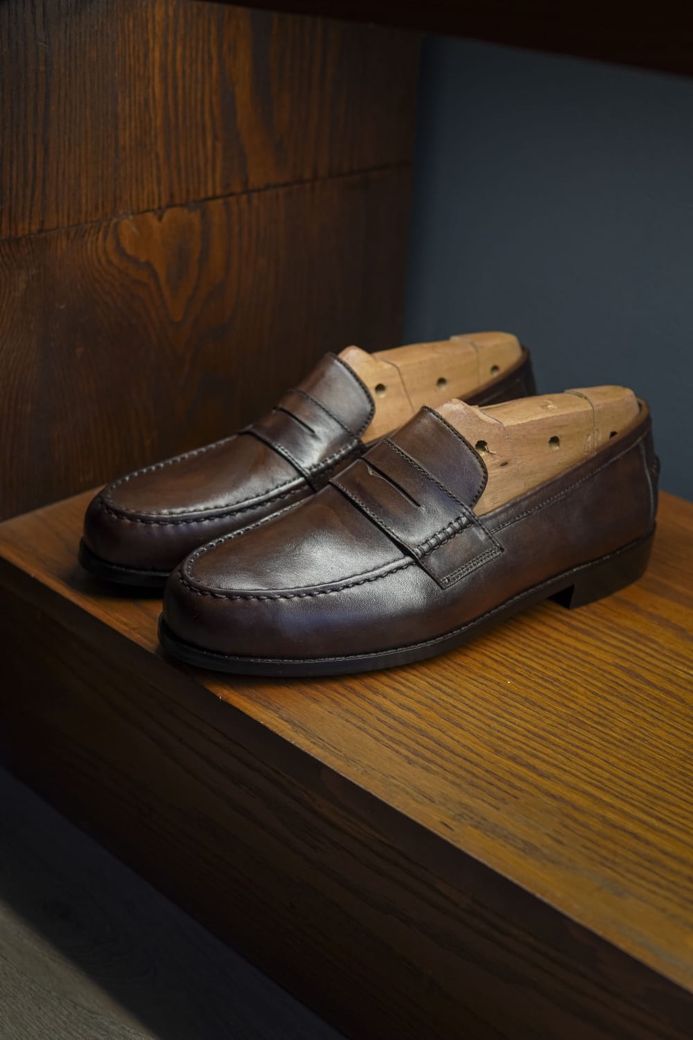 Men's Brown Brown Penny Loafers | Leather Men's | Harmain styled for casual wear, Harmain Leathers