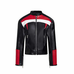 STIPES ONYX LEATHER JACKET