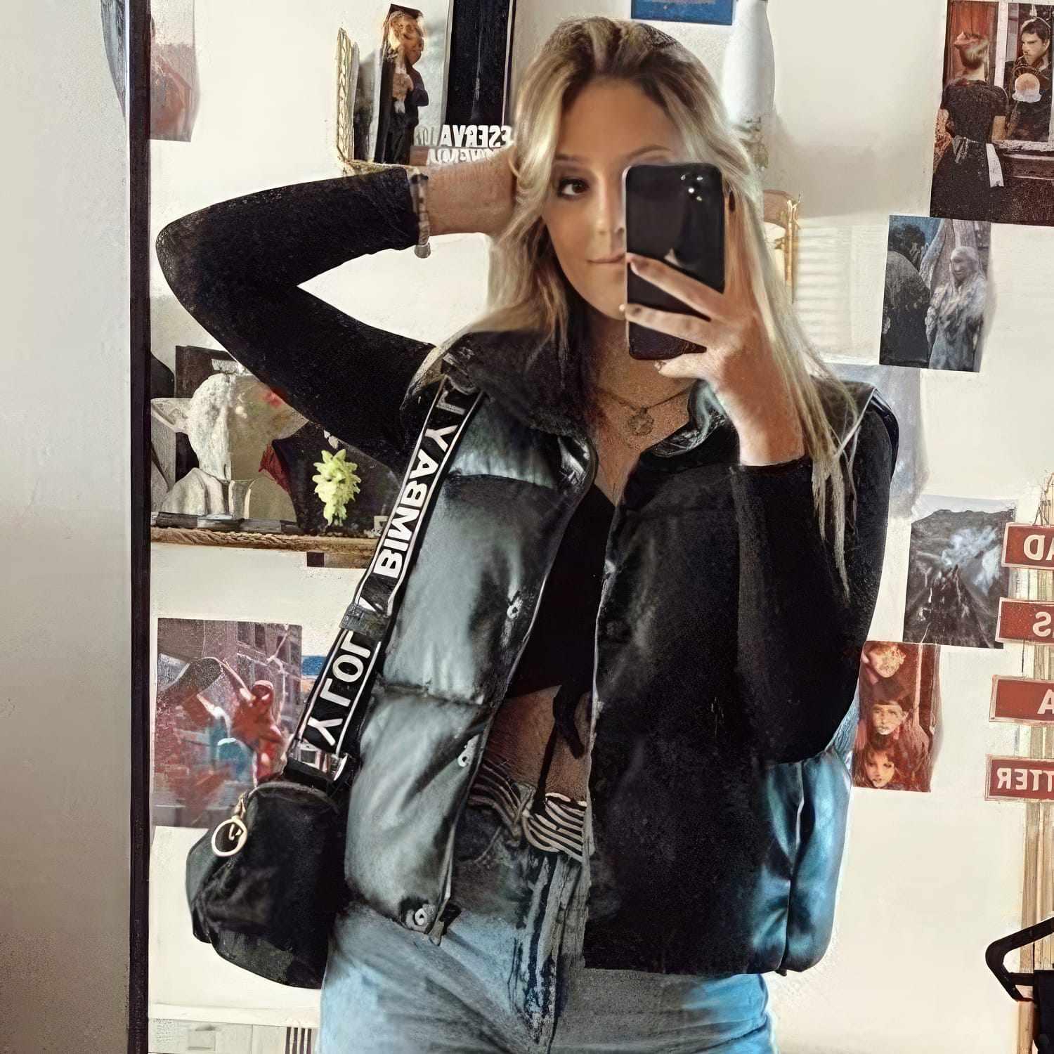 Women’s Black Waistcoat