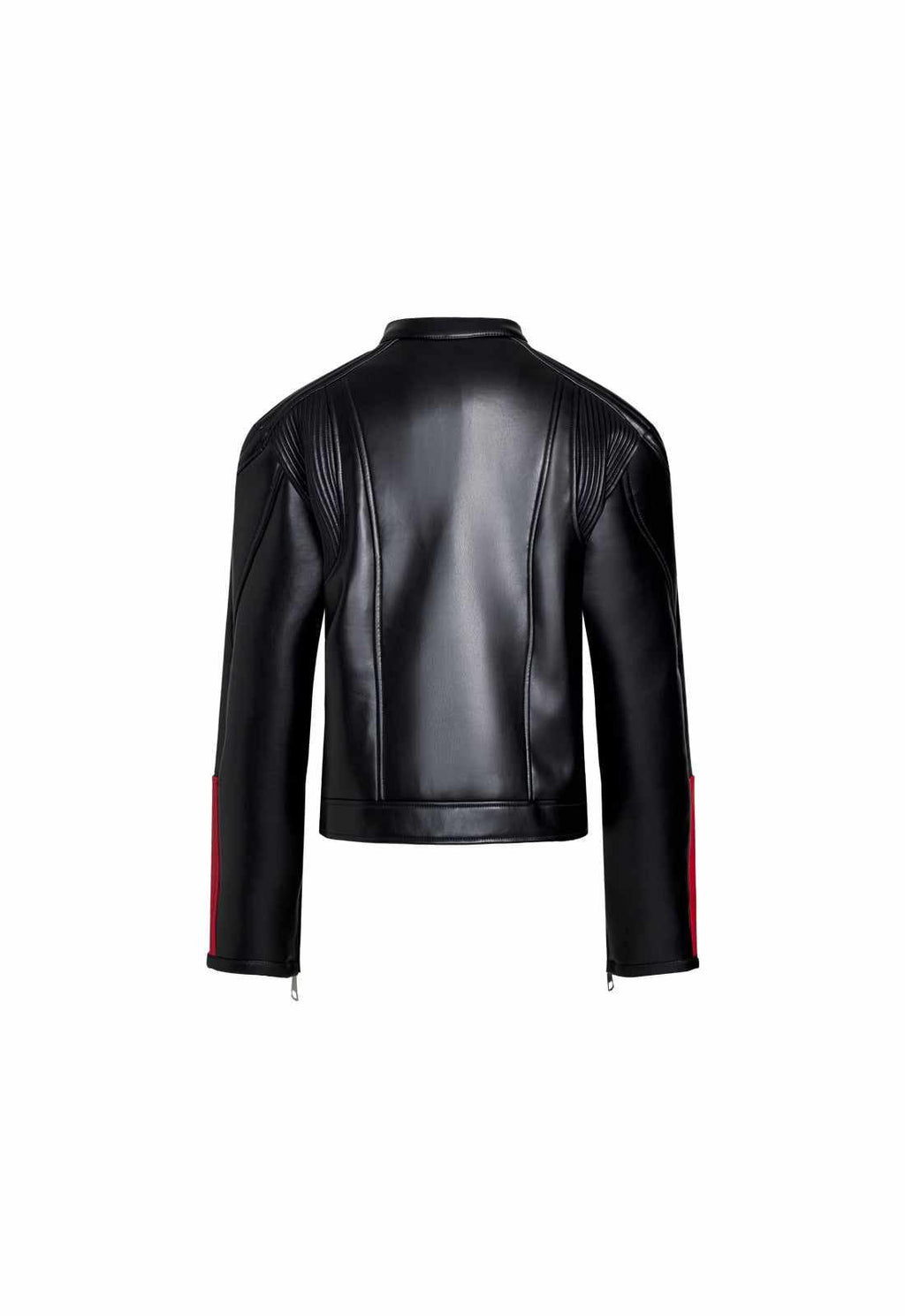 STIPES ONYX LEATHER JACKET