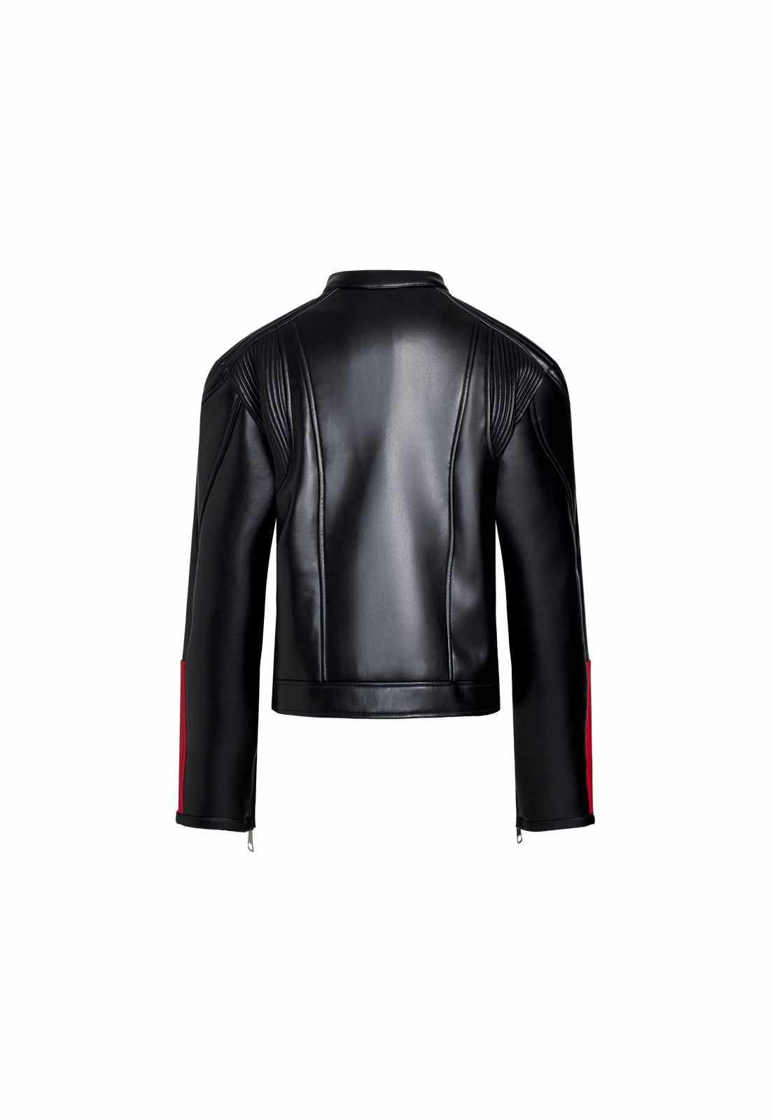 STIPES ONYX LEATHER JACKET