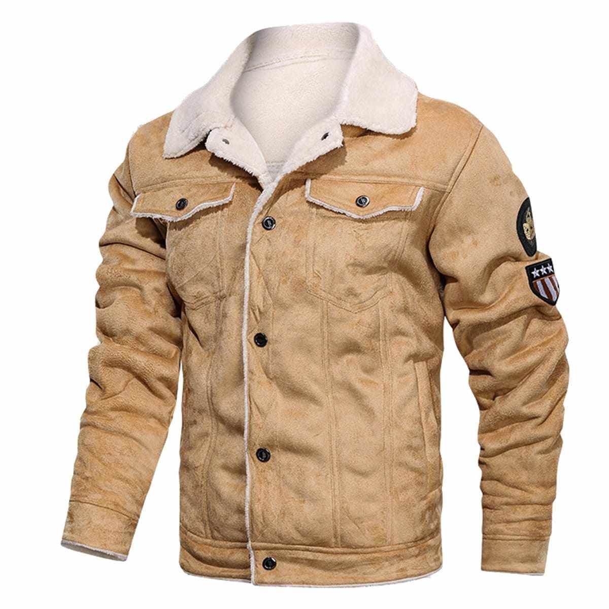 MEN BRONZE SUEDE CLASSIC JACKET