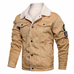 MEN BRONZE SUEDE CLASSIC JACKET