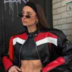 STIPES ONYX LEATHER JACKET