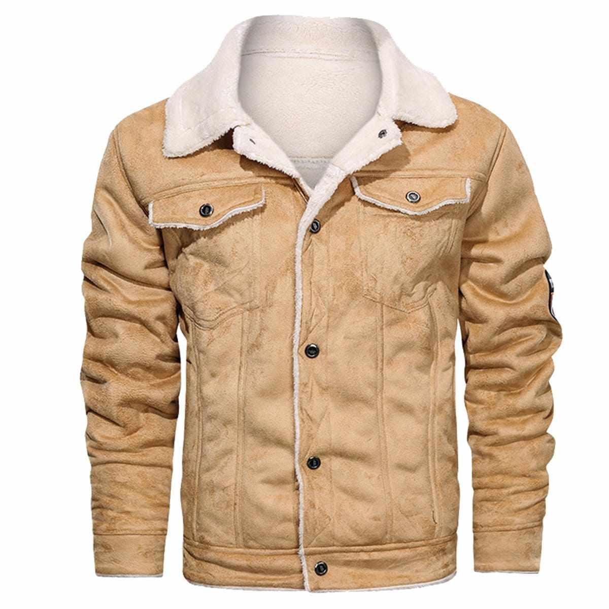 MEN BRONZE SUEDE CLASSIC JACKET