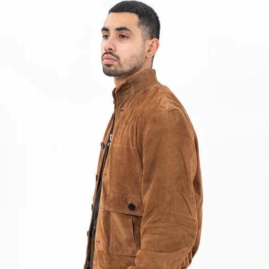 BROWN SUEDE JACKET