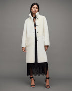 LONG SHEARLING COAT