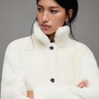 LONG SHEARLING COAT