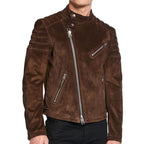 BROWN SUEDE JACKET