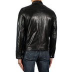 BLACK LEATHER JACKET