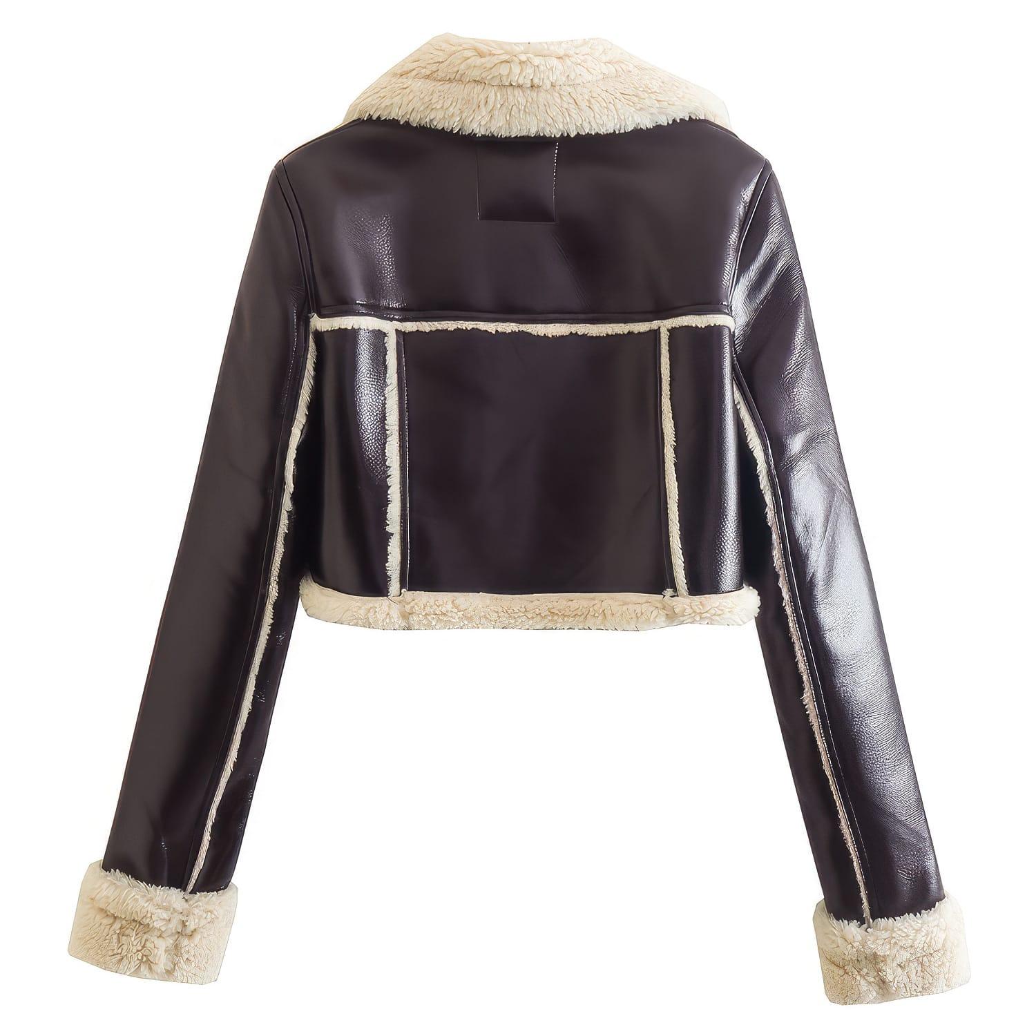 Women’s Fur Leather Jacket