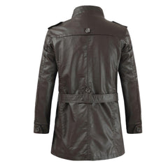 Herren ECHTE Schaffell VINTAGE Lederjacke